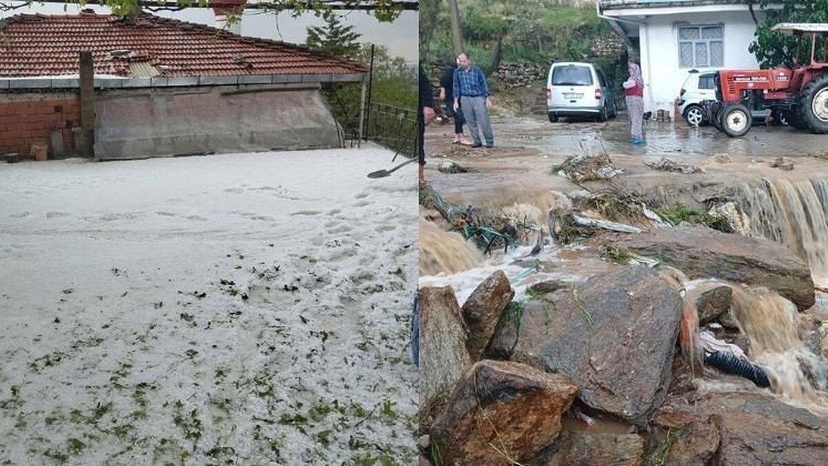 Sağanak Ve Dolu Yağışı Türkiye Genelinde Ulaşımı Felç Etti