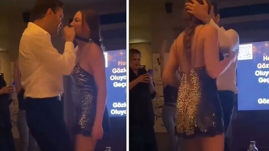 Serenay Sarıkaya, yeni sezon galasını sevgilisi Mert Demir ile kutladı; çift,...