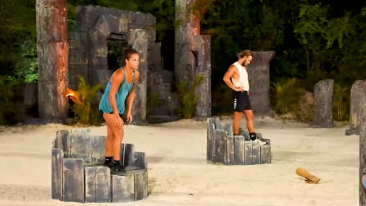 Survivor 2026'da eleme düellosunda Sercan'ın parkuru bırakmak istediğini açıklaması...