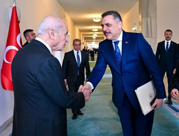 Çiftçi Ve Gürlek Bahçeli'yi Ziyaret Etti