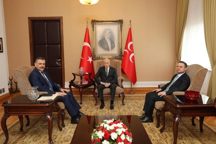 Çiftçi Ve Gürlek Bahçeli'yi Ziyaret Etti