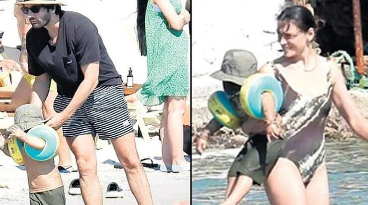 Evrim Doğan Ve Serra Pirinç Bayramda Çeşme Sahillerinde Görüntülendi