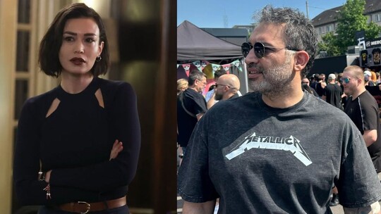 Barış Atay ve Ecem Özkaya, Metallica'nın Zürih konserinden neredeyse aynı kareleri...