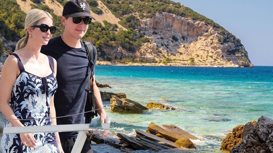 Ivanka Trump ve Jared Kushner, Arnavutluk'un Adriyatik kıyısındaki ıssız Sazan...