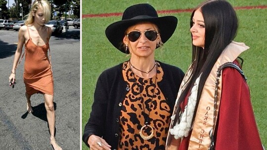Nicole Richie, büyük kızı Kate'in lise mezuniyet törenine eşi Joel Madden ve...
