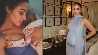 Olivia Culpo İkinci Bebeğini Karnında Taşırken İlk Kızını Kucağında Sergiledi...