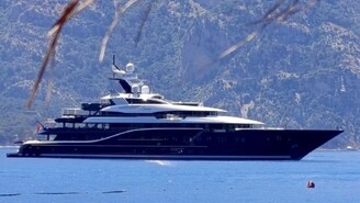 Suudi Prensinin 150 Milyon Dolarlık Yatı Bodrum'da Görüntülendi