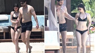 Taşacak Bu Deniz Oyuncuları Ali Öner Ve Zeynep Atılgan Bodrum'da Görüntülendi...