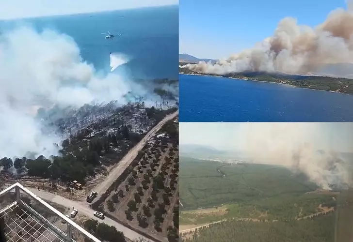 İzmir'de Yangın Alarmı: Vatandaşlar Tahliye Ediliyor!