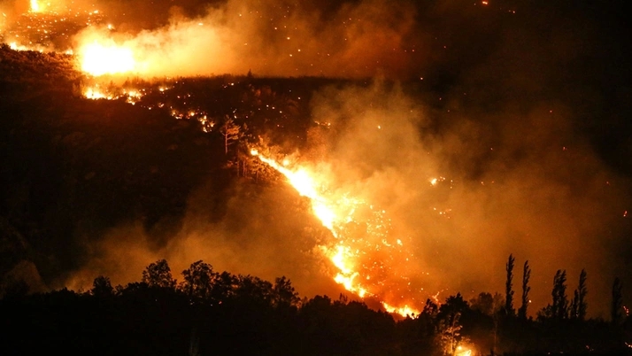Orman Yangınlarında Evler Yandı, 2 Kişi Gözaltına Alındı!