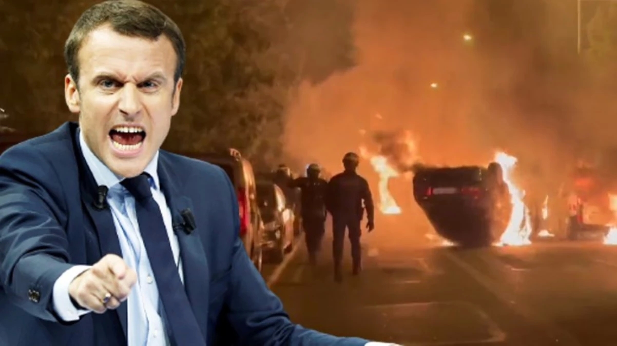Zırhlı Araçlar Fransa'da Protestoları Bastırmak İçin Devrede
