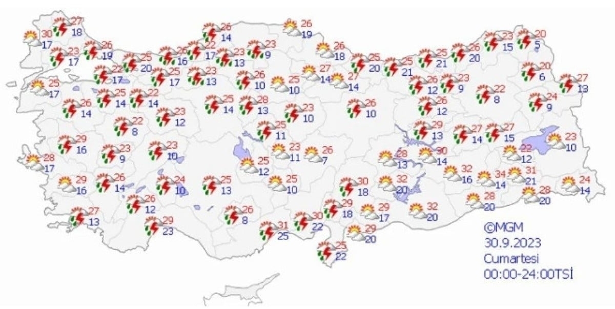 Meteoroloji, İstanbul'da Yağmurun Başladığını Duyurdu!
