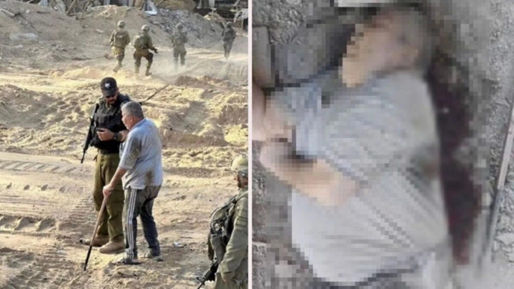 İsrail Askerleri Önce Yardım Ediyor Gibi Fotoğraf Çektirdi Sonra Öldürdü!