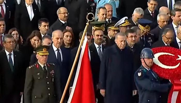 Anıtkabir'de Devlet Erkanı Atatürk'ü Anma Töreninde Buluştu
