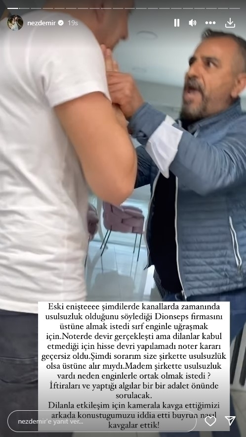 Nez Demir, Kavga Görüntülerini İfşa Ederek Video Paylaştı!