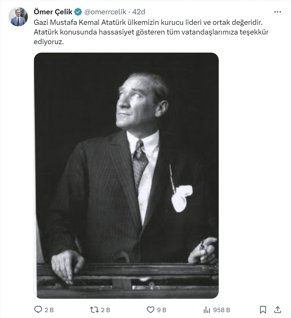 Suudi Arabistan'da Yaşanan Atatürk Pankartı Krizi İçin Ak Parti'den Açıklama!