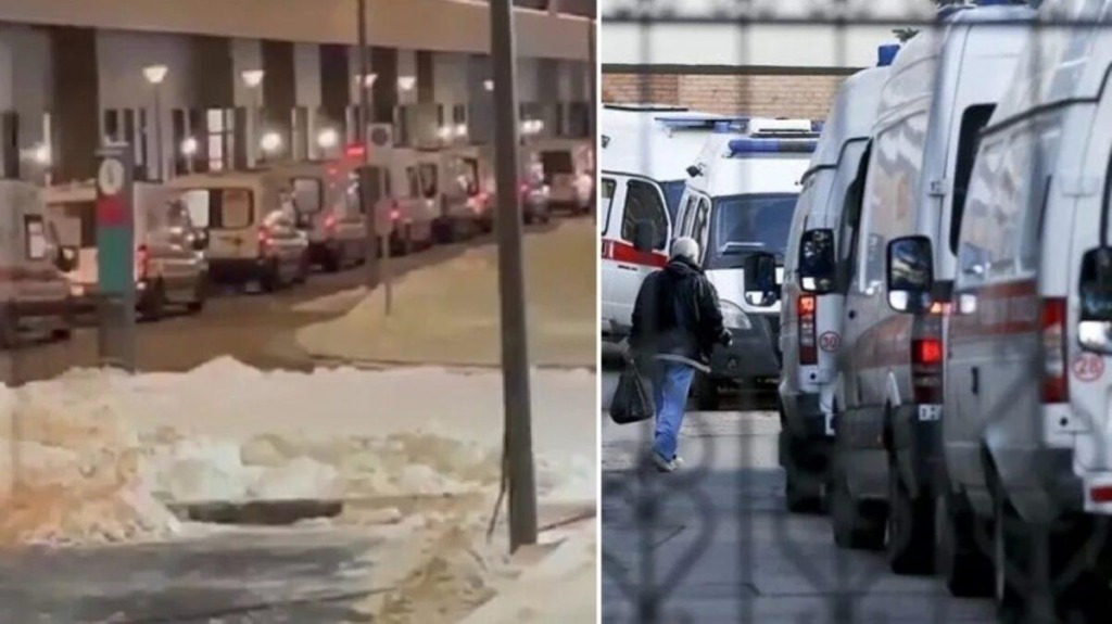 Rusya'da Virüs Alarmı! Ambulanslar Arka Arkaya Sıralandı...
