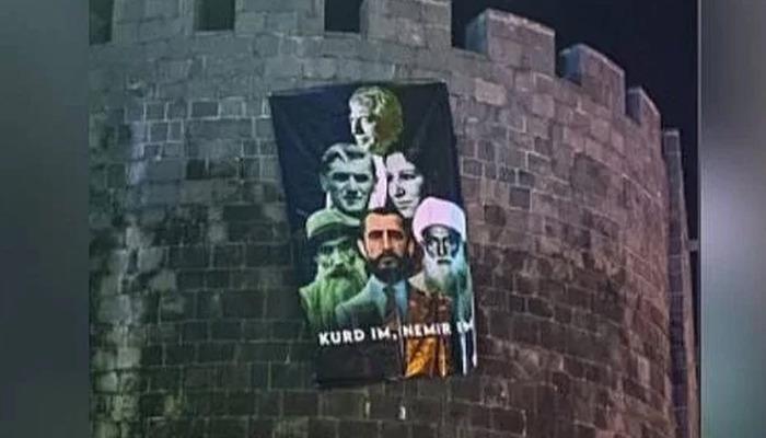 Diyarbakır'da Şeyh Said Posteri Surlara Asıldı!