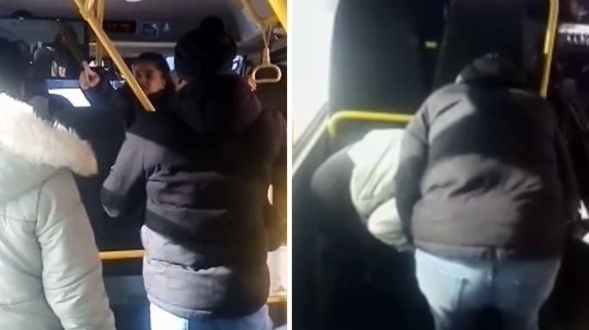 Van'da Aldatılan Kadın Kocasının Sevgilisiyle Minibüste Dövdü!