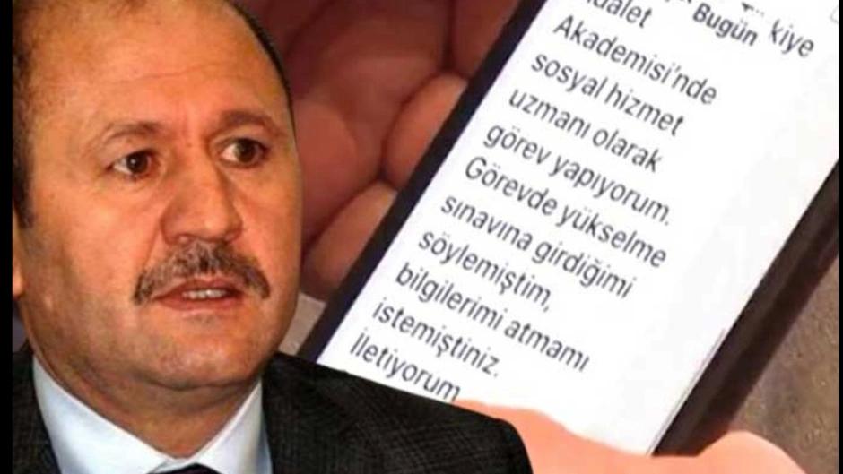 Adalet Bakan Yardımcısı Ramazan Can İçin Torpil İddiası! Telefon Mesajları...