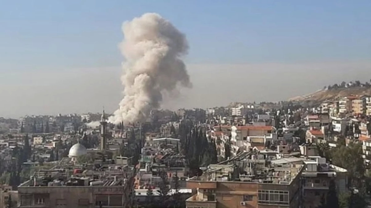 İsrail'in Suriye'nin Başkenti Şam'ı Vurdu!