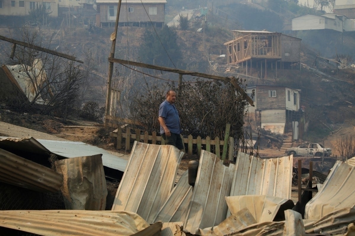 Şili'de Orman Yangını Ölüm Saçtı! Can Kaybı Arttı...