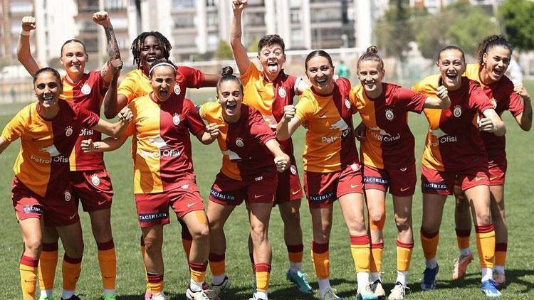 Galatasaray Petrol Ofisi Kadın Futbol Süper Ligi'nde Şampiyon!